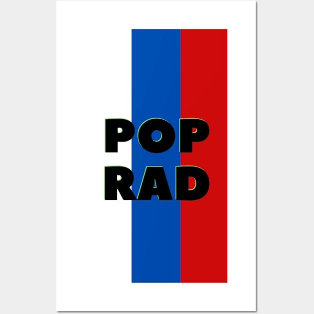 Poprad City in Slovakian Flag Colors Vertical Wall Art by aybe7elf